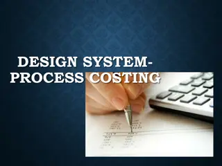 System Process Costing in Manufacturing Industry