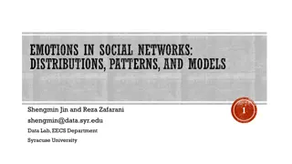 Emotions in Social Networks: Distributions, Patterns, and Models