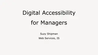 Digital Accessibility Guide for Managers: Importance, Responsibilities & Areas