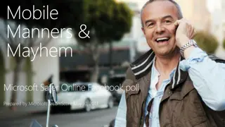 Mobile Manners & Mayhem: Gender Differences in Safer Online Habits Study