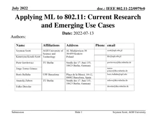 Applying ML to Improve 802.11 Performance: Current Research Insights
