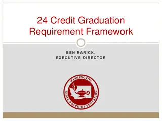 Washington State Graduation Requirements and Pathways