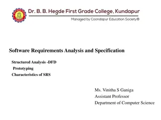 Structured Analysis and Data Flow Diagrams
