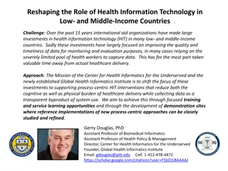 Shifting Focus: Health Information Technology in Low- to Middle-Income Countries
