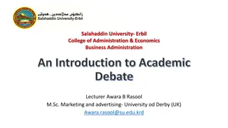 Develop Critical Thinking and Communication Skills in Academic Debate