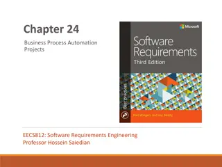 Business Process Automation Projects: Software Requirements Engineering Insights