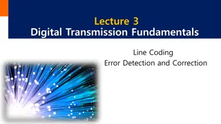 Line Coding in Digital Transmission