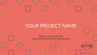 Fashion-Tech Project for Define Mentoring Programme Presentation