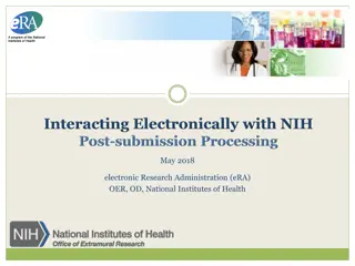 eRA Commons for NIH Research Administration