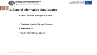 Emotional Intelligence in the Workplace