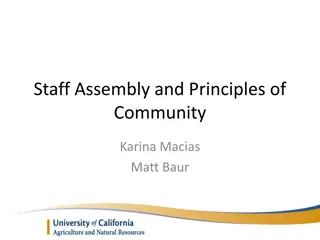 ANR Staff Assembly: Building Community and Fostering Development