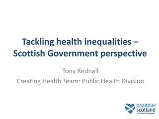 Addressing Health Inequalities: Insights from the Scottish Government