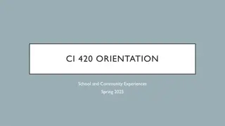 Practicum Placement Guidelines and Expectations for Spring 2025