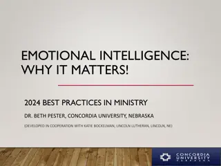 Emotional Intelligence in Ministry Best Practices 2024