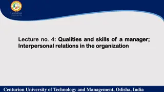 Key Qualities for Effective Interpersonal Relations in Organizations