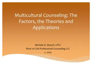 Factors, Theories, and Applications of Multicultural Counseling