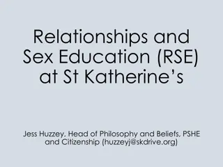 Relationships and Sex Education (RSE) at St. Katherine's