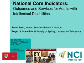 Key Insights into National Core Indicators for Adults with Intellectual Disabilities