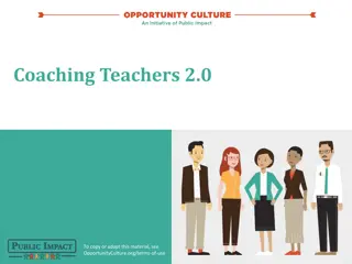 Effective Coaching Strategies for Teacher Development
