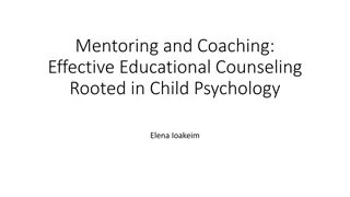 Effective Educational Counseling Rooted in Child Psychology