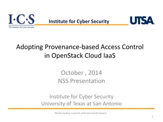 Provenance-Based Access Control in Cloud Computing