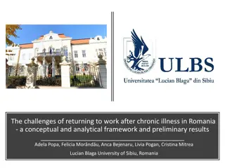 Challenges of Returning to Work After Chronic Illness in Romania