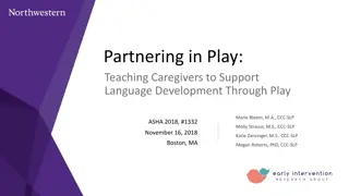 Supporting Language Development Through Play