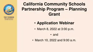 California Community Schools Partnership Program Overview