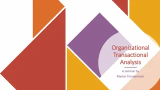 Seminar on Organizational Transactional Analysis by Marian Timmermans