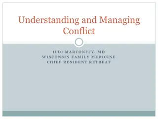 Managing Conflict in Residency Programs