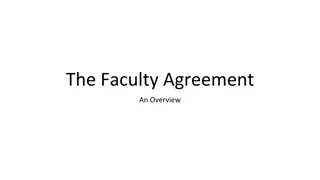 The Faculty Agreement: Overview and Key Points