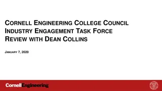 Cornell College of Engineering Industry Engagement Review Summary