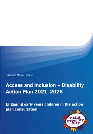 Engaging Early Years Children in Cardinia Shire Council's Disability Action Plan Consultation