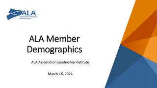 Insights into ALA Member Demographics and Online Community Activities