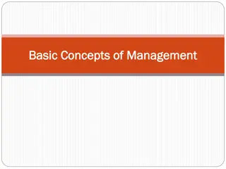 The Fundamental Concepts of Management
