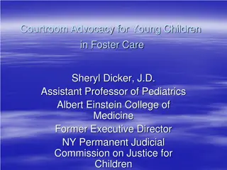 Foster Care Health Profile and Advocacy Insights