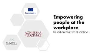 Empowering People at Workplace Through Positive Discipline