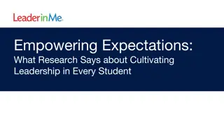 Empowering Expectations: Cultivating Leadership in Every Student
