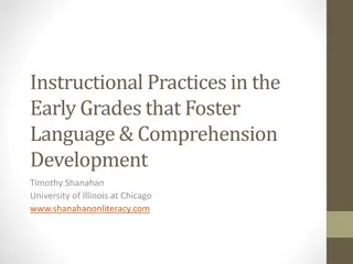 Early Grades Language Development Practices