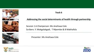 Addressing Social Determinants of Health Through Partnership Session Highlights