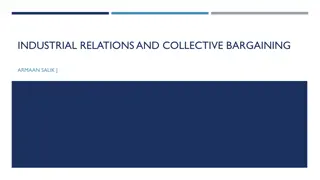 Industrial Relations and Collective Bargaining