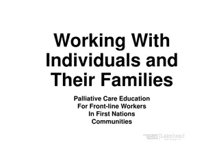 Supporting Individuals and Families in Palliative Care Education