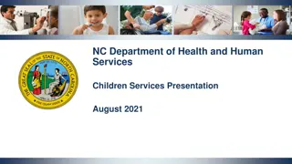Health and Human Services Children Services: Implementation Plan Overview