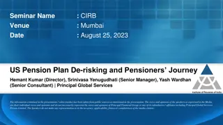 US Pension Plan De-Risking and Historical Background Overview