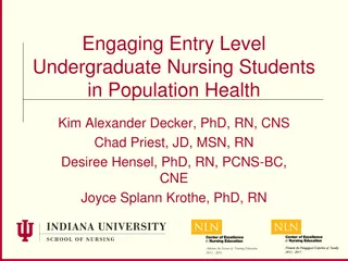Promoting Community Health in Nursing Education