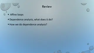 Optimizing Loop Structures in Affine Loops: An Overview