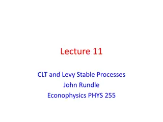 Central Limit Theorem and Levy Stable Processes in Econophysics
