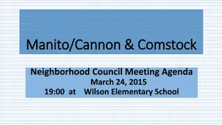 Manito Cannon Comstock Neighborhood Council Meeting Agenda