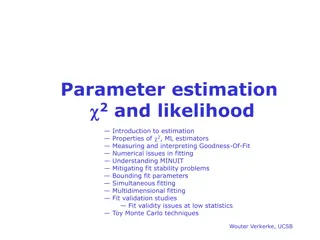 Inference Methods and Parameter Estimation Techniques