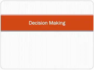 Importance of Decision Making in Managerial Activities
